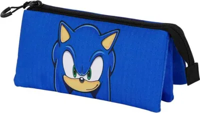 Produktbild von Karactermania Sonic The Hedgehog Sega Sight Triple Mäppchen Blau  Mann Blau One Size