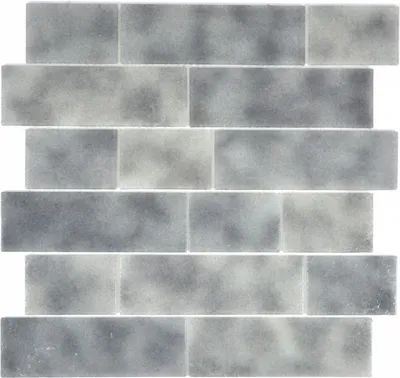 Produktbild von Mosaikfliese Transluzent grau Mauerverbund Grigio MOS68-0259L_f | 10 Mosaikmatten