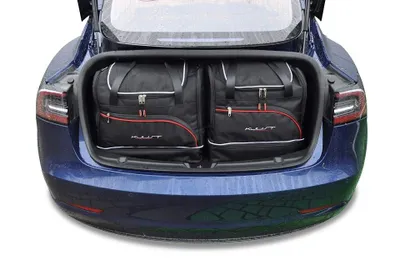Produktbild von Tesla Model 3 Ev 2017-2023 Kofferraumtaschen Set 5 Stk