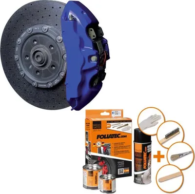 Produktbild von FOLIATEC Brake Caliper Lacquer Set, Blau, Emaillelackierung, Flüssigkeit