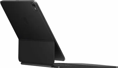 Produktbild von Apple Magic Keyboard für 13" iPad Pro (M4) - Portugiesisch - Schwarz, QWERTY, Portuguesisch, Trackpad, Scherenschalter, 1 mm, Apple