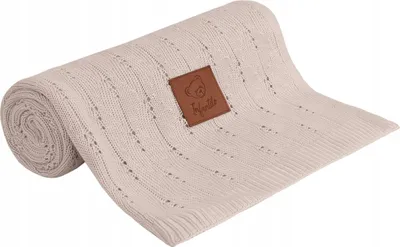 Produktbild von Babydecke Infantilo 80x100 cm beige 100% Bambus atmungsaktiv