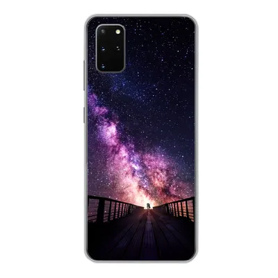 Produktbild von MuchoWow® Handyhülle Schutzhülle Hülle für Samsung Galaxy S20 Plus Universum - Galaxie - Lila - Jungen - Mädchen - Kinder Silikon Softcase Handy Hülle - Hartschale