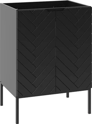 Produktbild von Waschtischunterschrank 60cm Daria, Schwarz