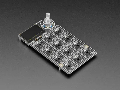 Produktbild von Adafruit MACROPAD RP2040 Bare Bones 3x4 Keys Encoder OLED