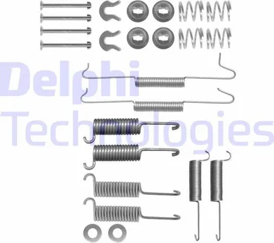 Produktbild von DELPHI Zubehörsatz Bremsbacken LY1151 Hinten für VW TRANSPORTER III Bus