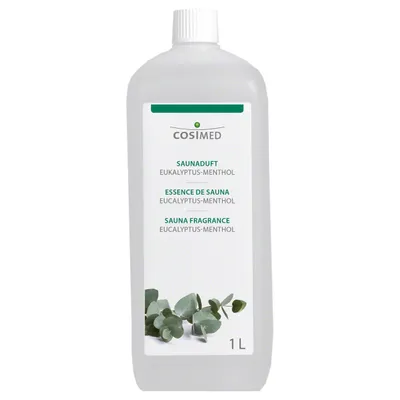 Produktbild von cosiMed Saunaduft Eucalyptus-Menthol Konzentrat Saunaaufguss Saunazubehör, 1 l