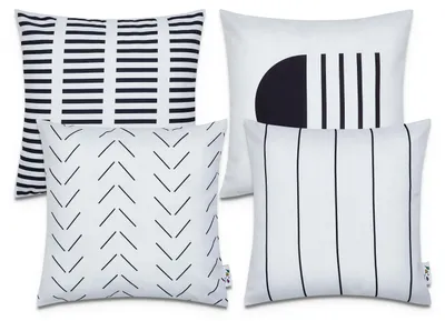 Produktbild von Kissenbezüge Deko Wohnzimmer Geometrisch Muster Kissenbezug Sofa Zierkissenbezug