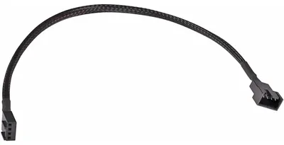 Zdjęcie produktu dla Alphacool 18674, Przedłużacz kabla, Plastik, Czarny, 4-pin + 4-pin, 300 mm, 1 szt.