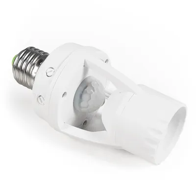 Obrázek produktu pro IR detektor pohybu s paticí E27 McShine LX-451B 360° 230V / 60W bílá