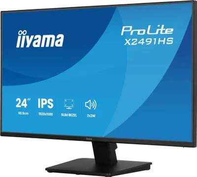 Produktbild von IIYAMA TFT X2491HS 60.5cm IPS 23.8''/1920x1080/DP/HDMI/Lautsprecher