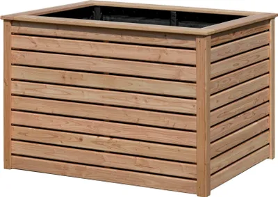 Produktbild von T&J VEIJLE-Hochbeet Lärche B 125 x H 80 x T 80 cm inkl. Folieneinsatz