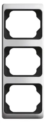 Produktbild von Busch-Jaeger Abdeckrahmen 3-fach Busch-Jaeger titan - alpha exclusive, 1 Stk.