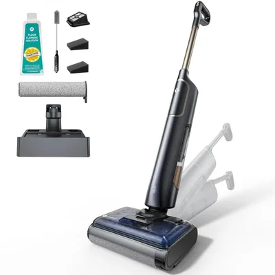Produktbild von Vactidy X7 Nass-Trocken-Akkusauger, 3-in-1 Saug Wisch - 180° Flachliege-Design, 13 cm Schlank, 0 mm Kantenanpress mit Anti-Tangle-Technologie