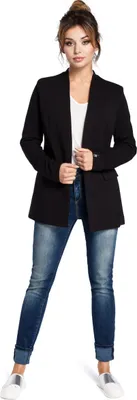 Obrázok produktu pre BeWear Dámske dlhé sako Anton B030 čierna XL
