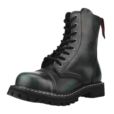 Obrázek produktu pro ANGRY ITCH-8-Hole Green Rub-Off Ranger Army Kožené boty s ocelovou špičkou, EU 48