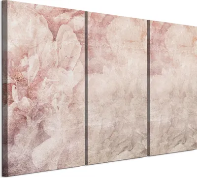 Image de LUMASOUL Tableau sur toile, motif floral, tableaux muraux cadre en bois, Tableau Mural pour Salon & Chambre, 120x80 cm Glamour