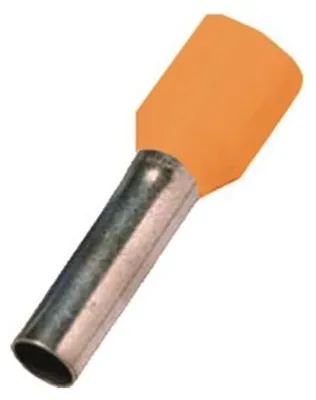 Produktbild von Intercable Aderendhülse ICIAE410OR 4qmm 10mm verzinnt orange 100 Stk