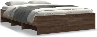 Obrázok produktu pre vidaXL Rám postele bez matraca hnedý dub 120x200 cm materiál na báze dreva
