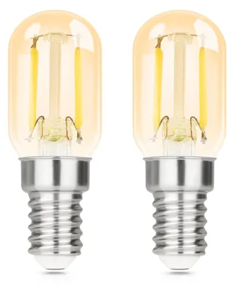 Zdjęcie produktu dla ZMH E14 LED cool white vintage light bulbs T22 bulb lamp 6000K 2W energy saving Edison 2 pieces