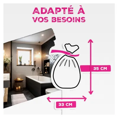 Produktbild von 30 Beutel mit 5 l Volumen für das Badezimmer