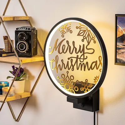 Immagine prodotto di Opviq, XMAS21- XMAS21SHD, nero, rame, applique, 10 x 10 x 4 cm, 100% metallo
