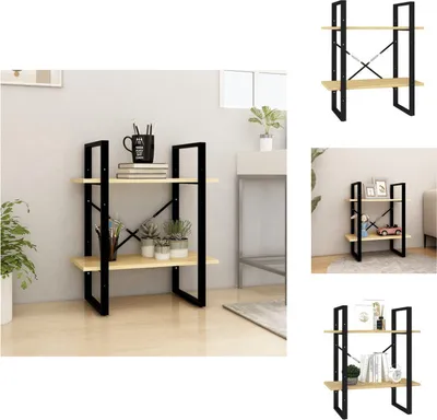 Obrázek produktu pro vidaXL Regál na knihy 2 police 60x30x70 cm z masivního borovicového dřeva - Regály a knihovny