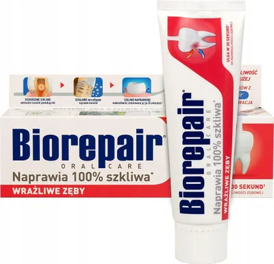 Zdjęcie produktu dla Pasta do zbw Biorepair Wraliwe Zby 75ml