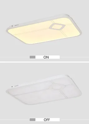 Produktbild von 2108-60x45WJ LED Deckenleuchte mit Fernbedienung Lichtfarbe/ Helligkeit einstellbar