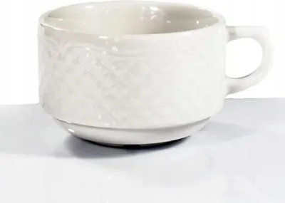 Zdjęcie produktu dla Afrodyta Filiżanka 190 ml porcelanowa biała