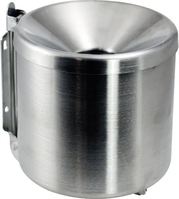Produktbild von Sicherheits-Wandascher RONDO, Edelstahl, Ø 150 mm Höhe 145 mm