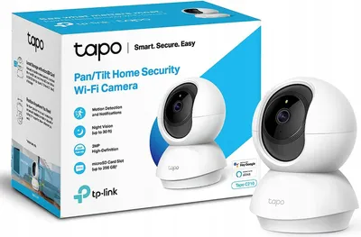 Produktbild von TP-Link Tapo C210 WLAN 3MP Schwenkbare IP-Kamera für Überwachung