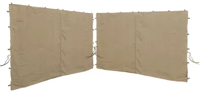 Produktbild von Set mit 2 beigen Seitenteilen für Pavillon, 300 x 195 cm