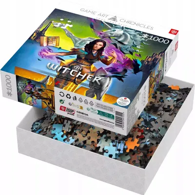 Obrázek produktu pro Zaklínač Yennefer & Salvador Dalí 1000 dílků puzzle - ENG vydání
