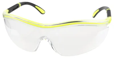 Produktbild von Wolfcraft Schutzbrille Outdoor klar transparent/gelb/schwarz