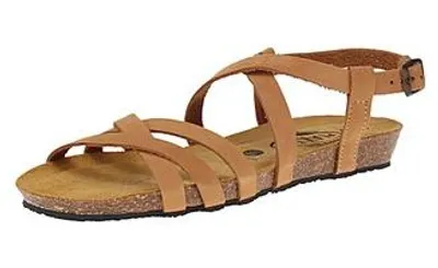Produktbild von plakton 405184 Fran Vali Nobuck - Damen Pantolette - Nuez