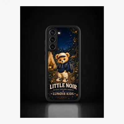 Image de Coque de protection pour Samsung S23, étui de téléphone avec motif noir – LUNØIR ©