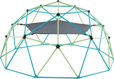 Produktbild von Climbing Dome 10FT Geometric Dome Climber Jungle Gym with Swing & Hammock