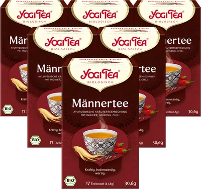 Produktbild von 6 x  YOGI TEA Männertee | 6 x 30,6g
