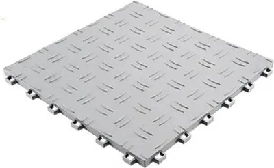 Produktbild von Famanu Garagetegels PVC Klickfliesen - Grau - 30x30cm - 25 Stück