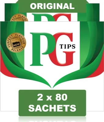 Produktbild von PG Tips - Original Schwarztee - 2 x 80 Teebeutel