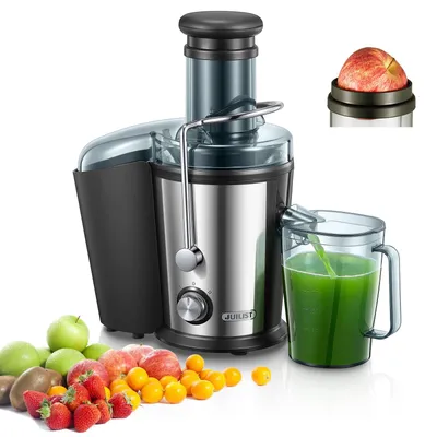 Entsafter 800 W, 75 mm Öffnung, 2 Stufen, BPA-frei