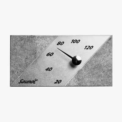 Produktbild von Hukka Design Sauna°C Thermometer aus Speckstein Saunathermometer Saunamessgerät