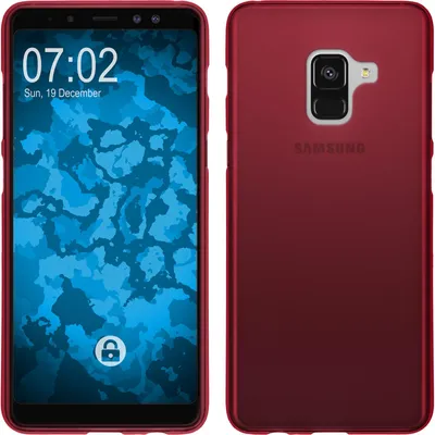 Produktbild von PhoneNatic Case kompatibel mit MASTERARTIKEL  - rot Silikon Hülle matt Cover