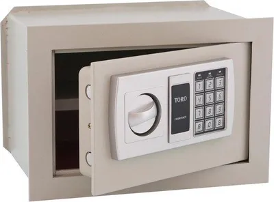 Produktbild von Famanu Elektronischer Wandtresor mit Digitalcode - Stahl