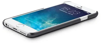 Produktbild von Macally AlumSnap, Cover, Apple, iPhone 6, 11,9 cm (4.7"), Schwarz, Metallisch