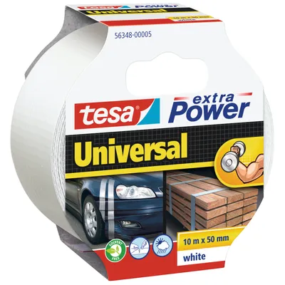 Produktbild von Tesa Gewebekleb. Uni 10m x 50mm extra Power silber 56348