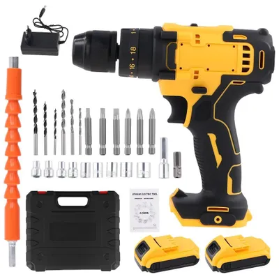 Obrázek produktu pro Akumulátorová vrtačka - T6032AEUBK - 21 V - 1200 ot./min - kartáčový motor - bez akumulátoru - pro kutily