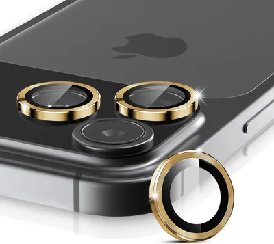 Produktbild von Kamera Linsenschutz Glas Set für Apple iPhone 17 Pro Max Schutzglas Camera Linse Panzerfolie 9H Gold