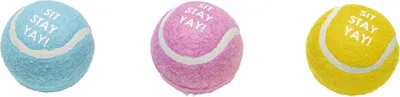 Produktbild von Beeztees Hundespielzeug Puppy Tennisbälle - 3 Stück